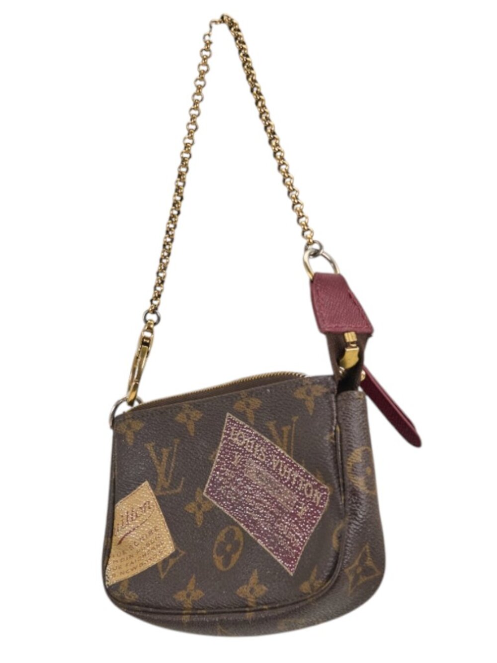Louis Vuitton Mini Pochette Accessories Monogram Stamps